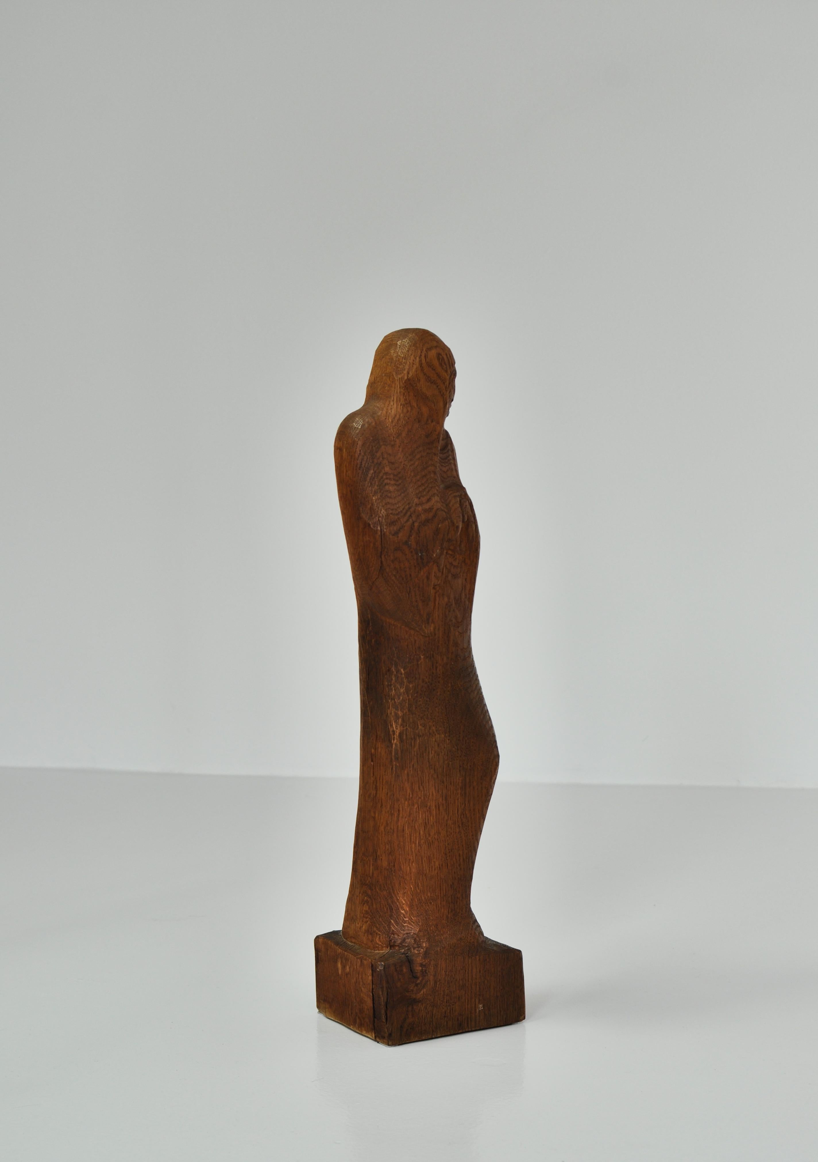 Mid-20th Century Wooden Sculpture 