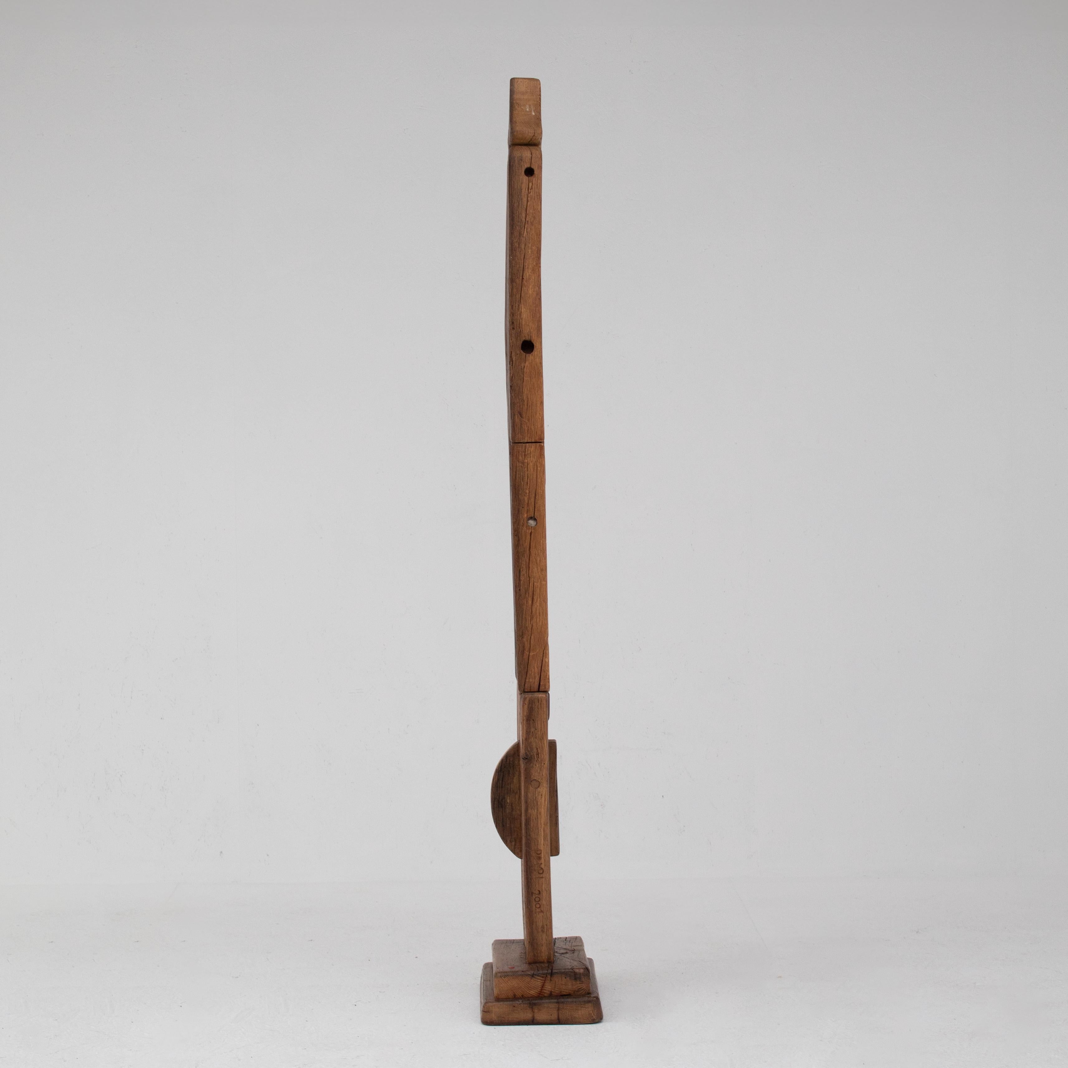 Totem scultura in legno di Luciano Bertolotto in vendita 5