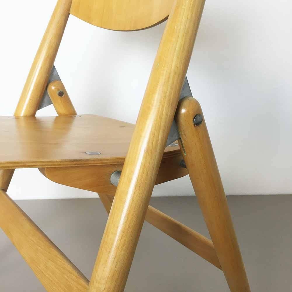 Wooden SE18 Children's Chair by Egon Eiermann for Wilde & Spieth, Germany 1950s For Sale 2