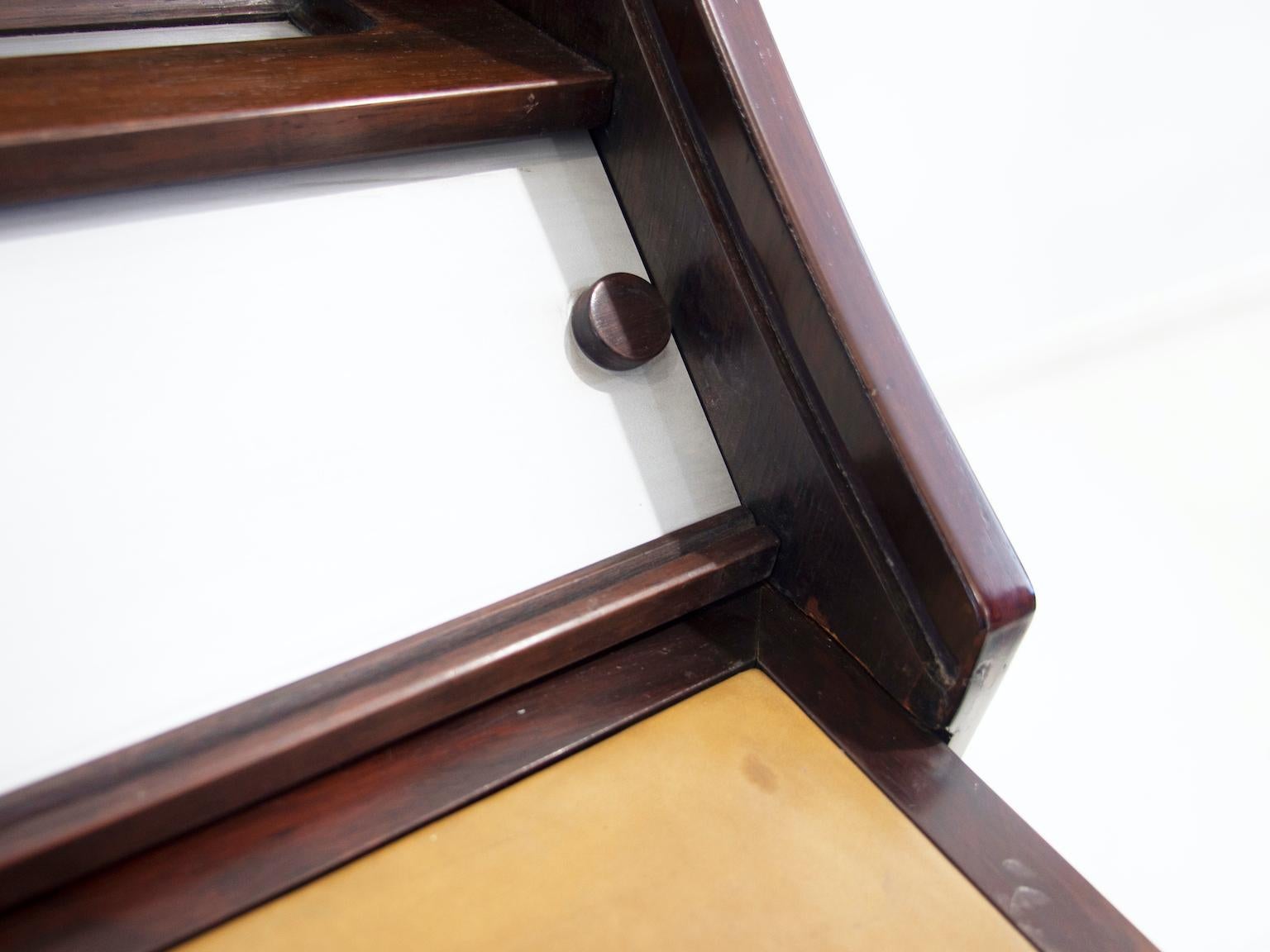 Wooden Secretary Desk by Gianfranco Frattini for Bernini For Sale 4