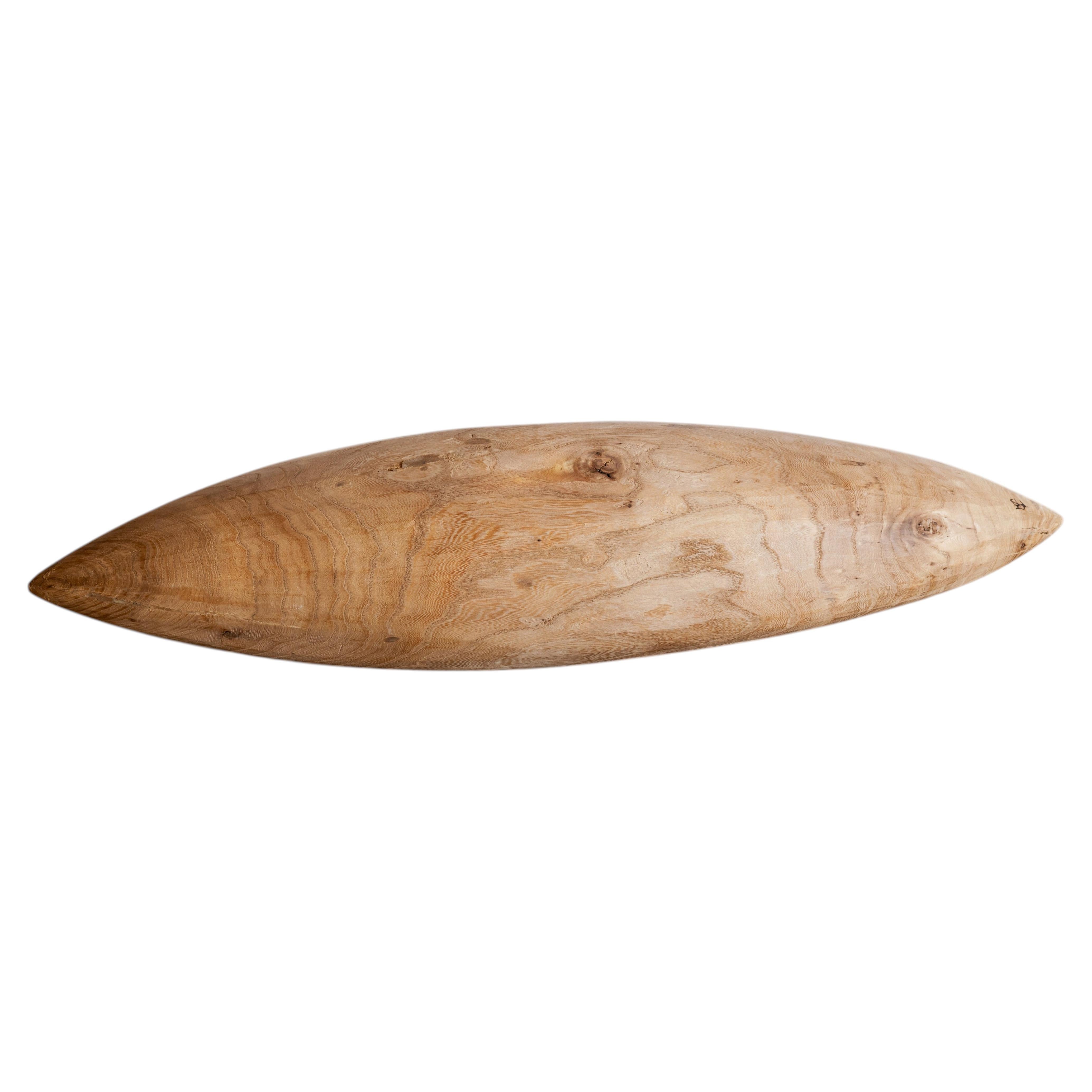 Wooden Seed Oak Sculpture by Jean-Baptiste Van Den Heede