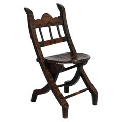 Wooden Senoufo chair, 1960s.