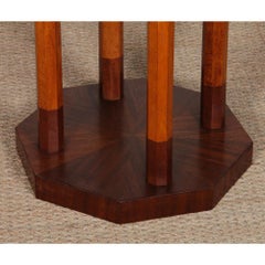 Beistelltisch aus Holz im Art-Déco-Stil aus den 1930er Jahren