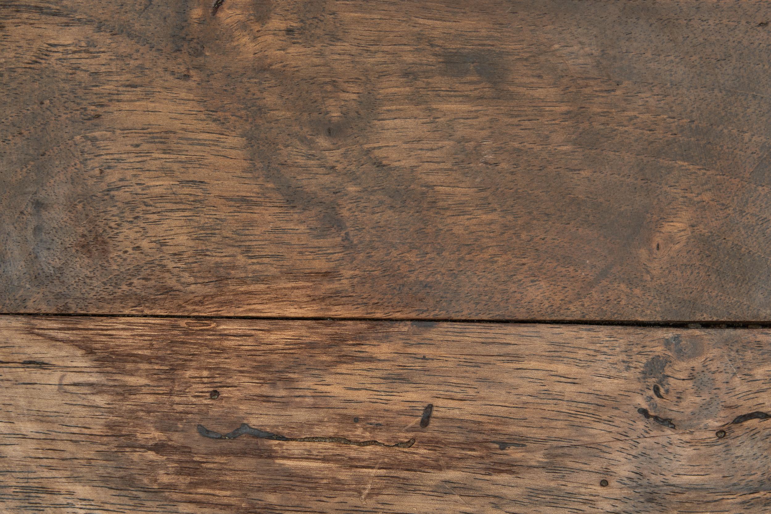 Wooden Side Table attributed after Charles Dudouyt, France ca 1940s en vente 3