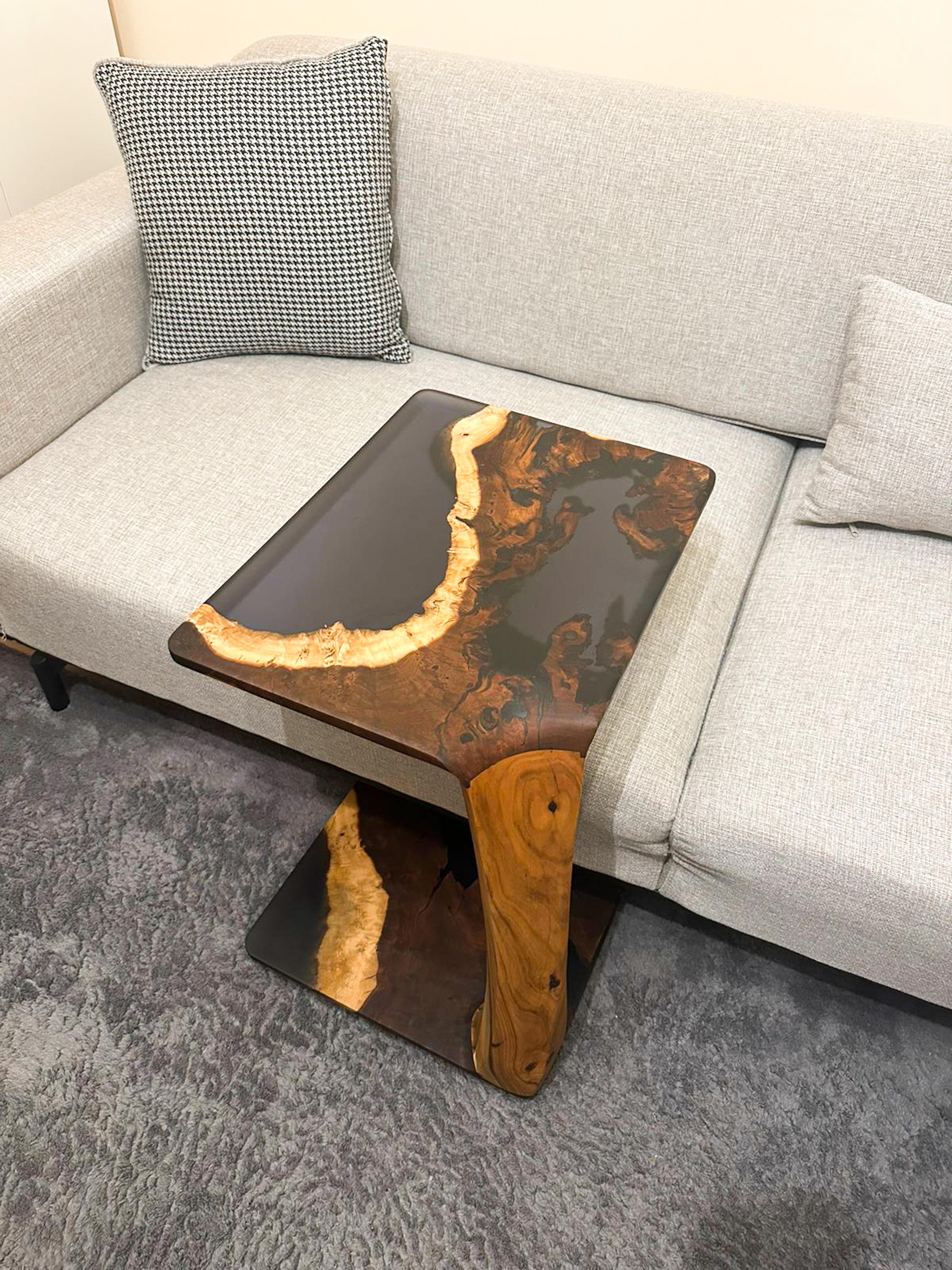 Wooden Side Table - Custom Sofa Table - Custom Coffee Table In New Condition For Sale In İnegöl, TR