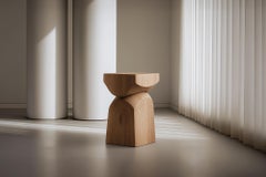 Tavolino in legno Socle No116, design d'interni minimalista di Joel Escalona