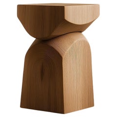 Tavolino in legno Socle No116, design d'interni minimalista di Joel Escalona