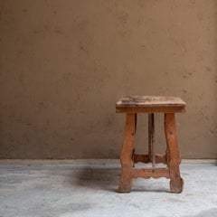 Wooden side table, Spain, 1860s