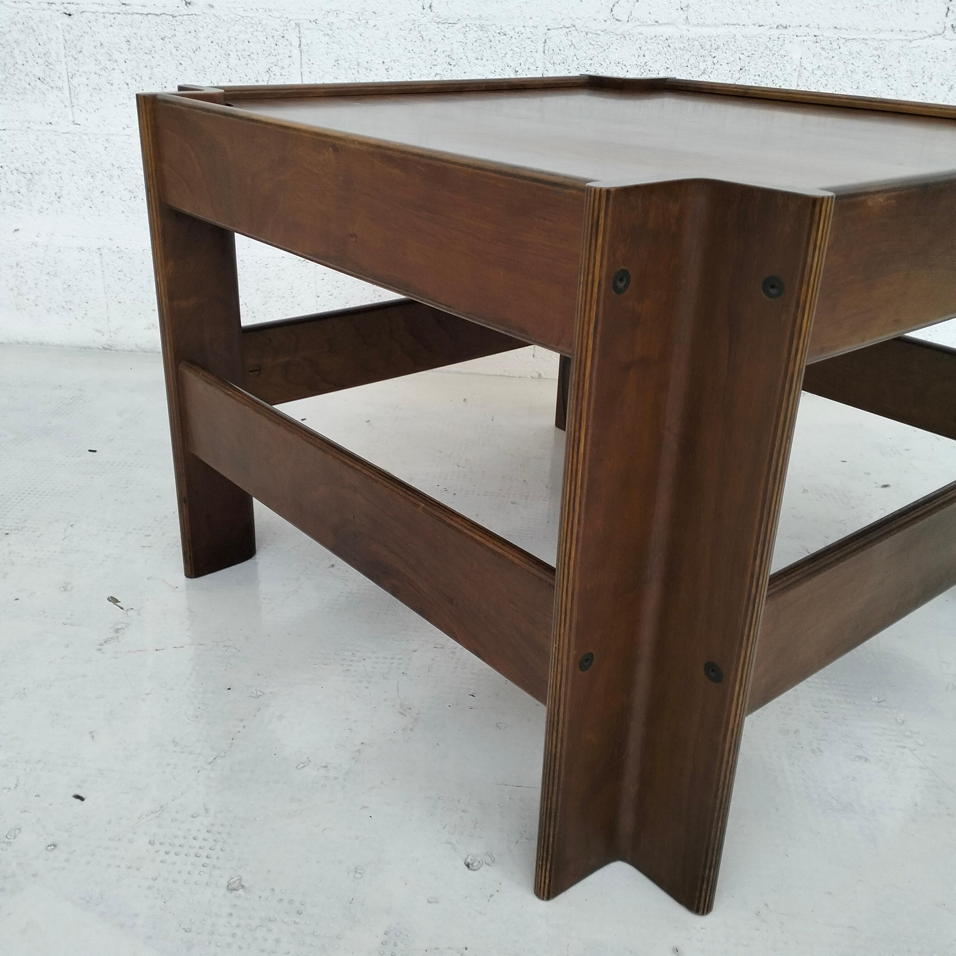 Lato legno  Tavolo Zelda di Sergio Asti per Poltronova, anni '60 in vendita 2