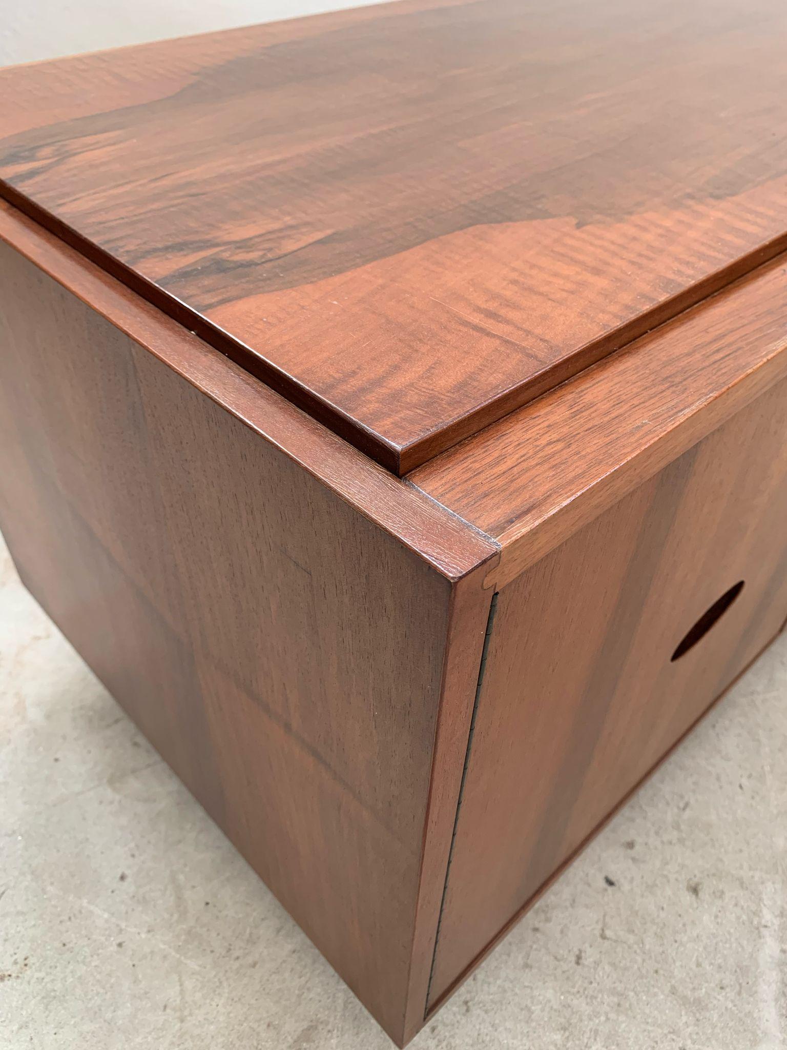 Wooden sideboard by Gianfranco Frattini, Bernini production, italy, 1960s For Sale 3