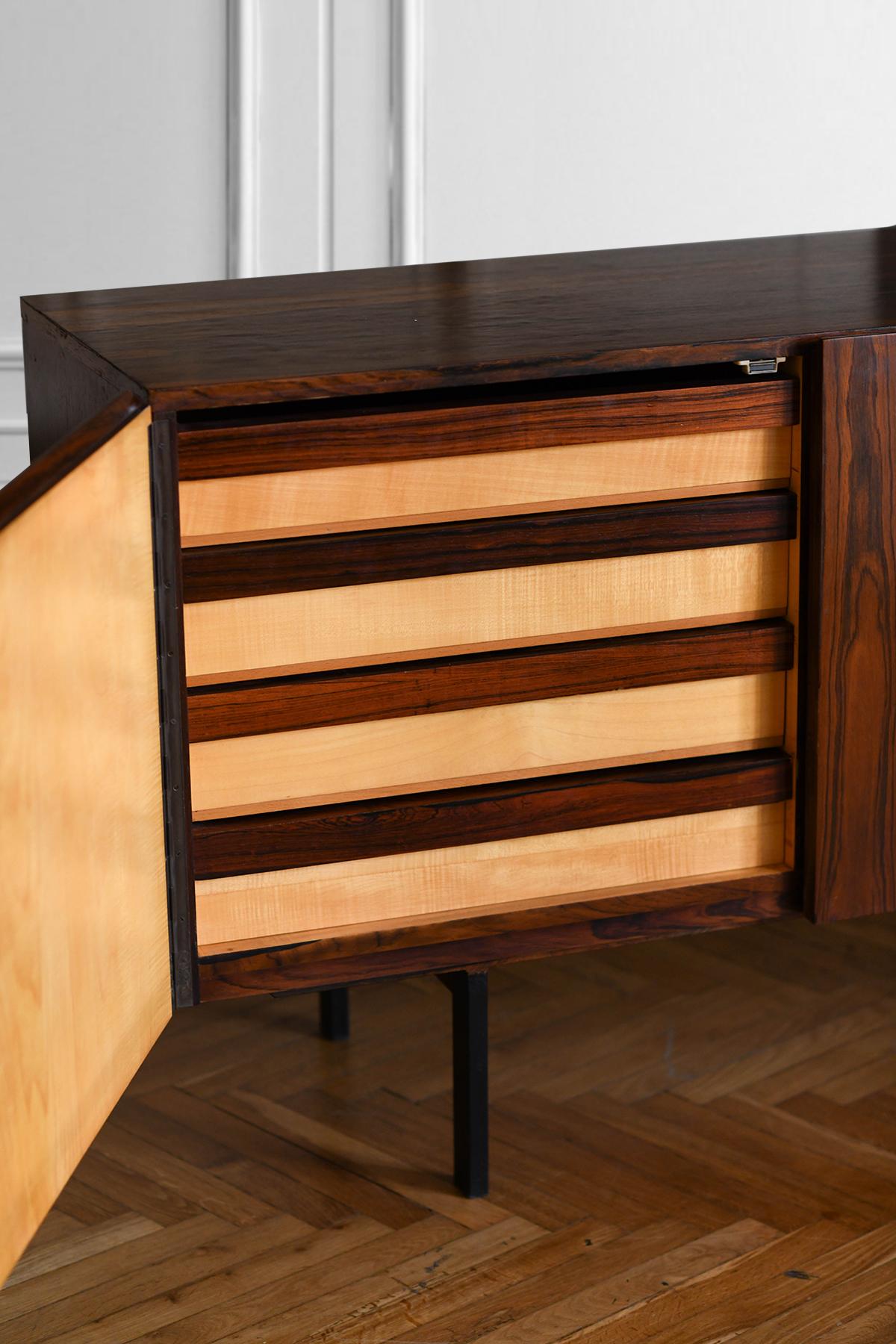 Wooden Sideboard ME-WA Qualitats Mobel – Konstanz model, 1960s 2