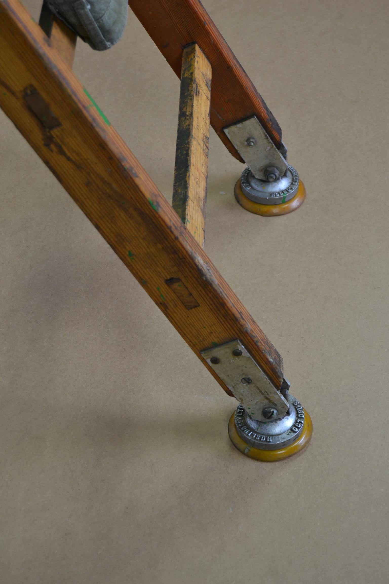 Wooden Slingsby Ladders with Cup Feet, London, UK 1