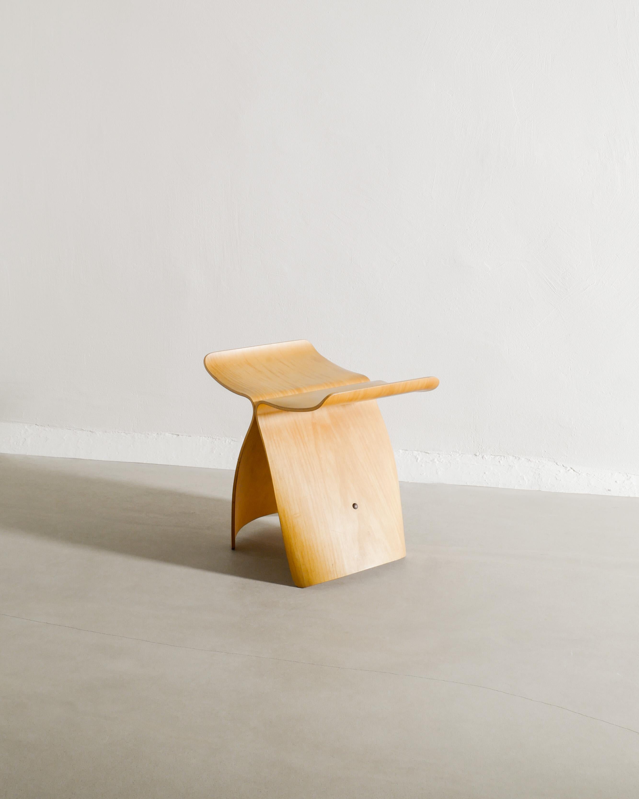 Mid-Century Modern Wooden Sori Yanagi 