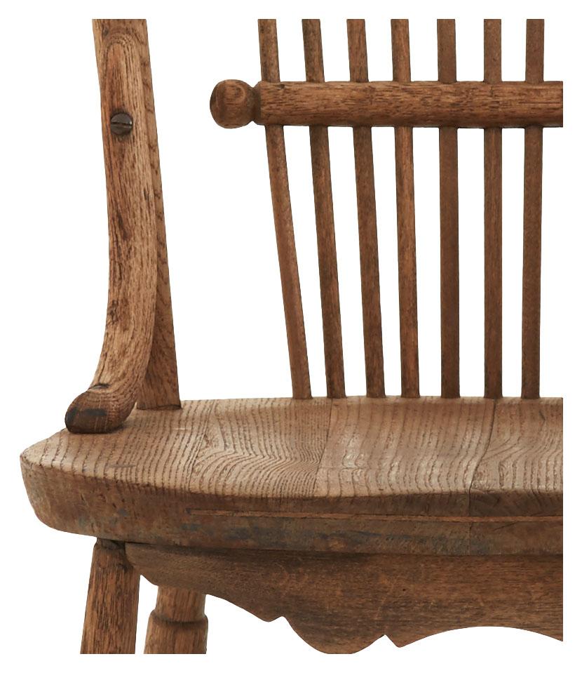• Patinaed stripped wood finish
• hand-turned details
• Early 20th century
• France

Dimensions
• 18.5