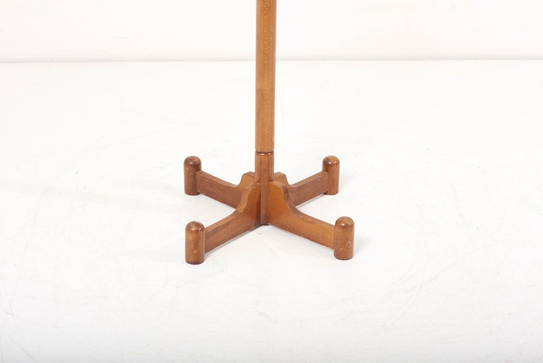 Wooden Sputnik Coat Rack or Stand, Denmark, 1960s For Sale at 1stDibs