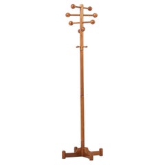 Wooden Sputnik Coat Rack or Stand, Denmark, 1960s