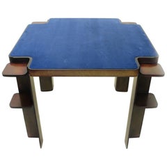 Wooden Square Game Table by Cini & Nils, 1970s