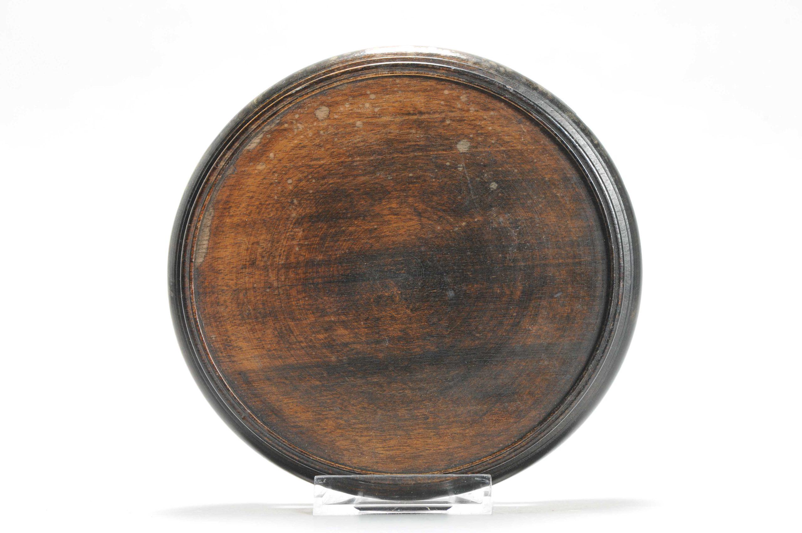 XX secolo Supporto in legno per porcellana antica cinese o giapponese in vendita