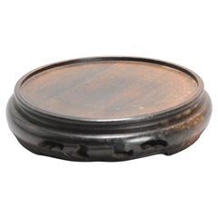 Soporte de Madera para Porcelana Antigua China o Japonesa