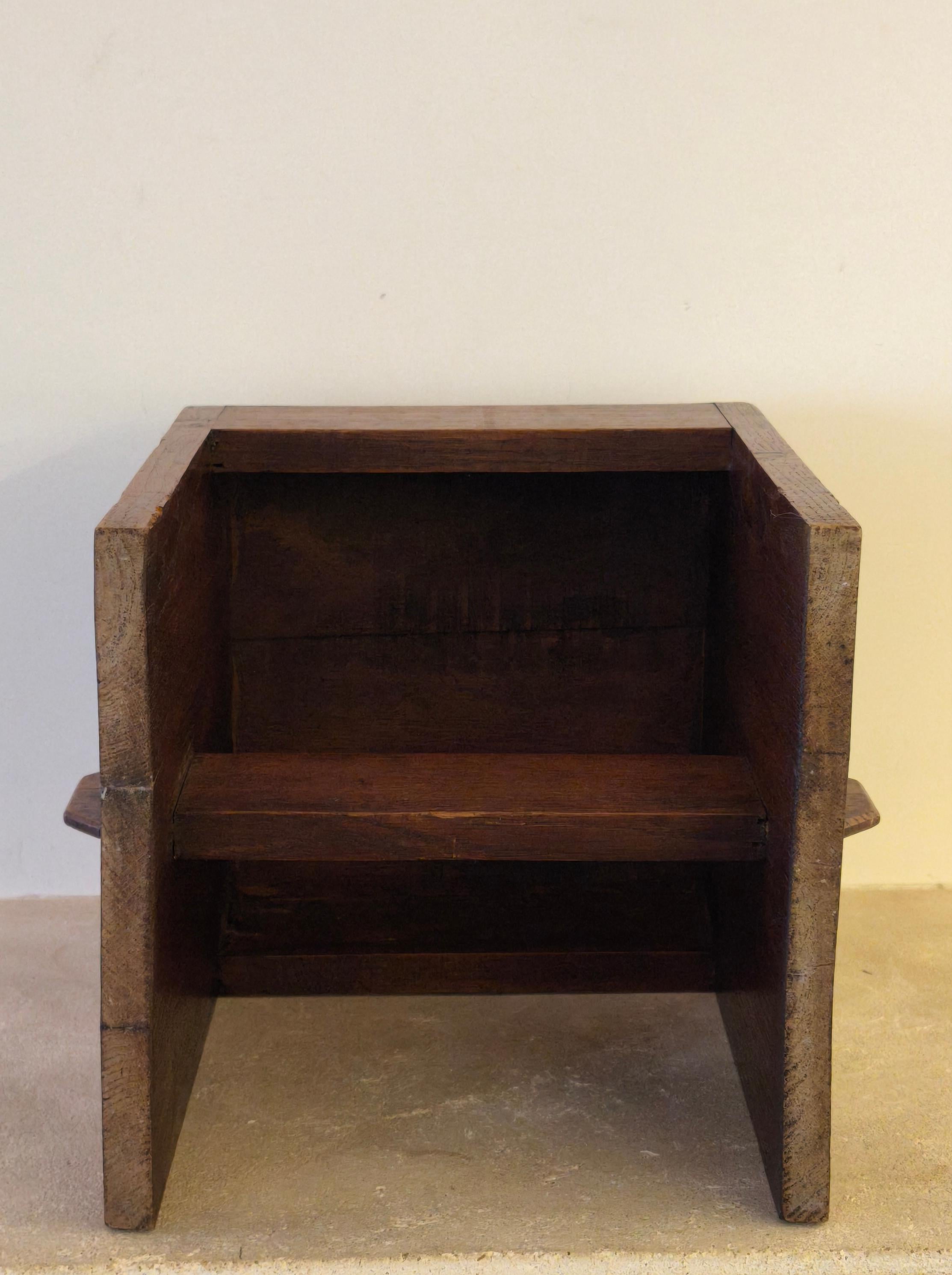 Holzhocker, Kunsthandwerk, Jugendstil, 1910er Jahre im Angebot 13