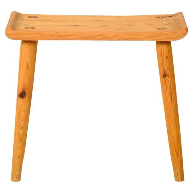 Wooden stool attrib. to Carl Malmsten