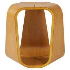 Wooden stool by Enrico Cesana