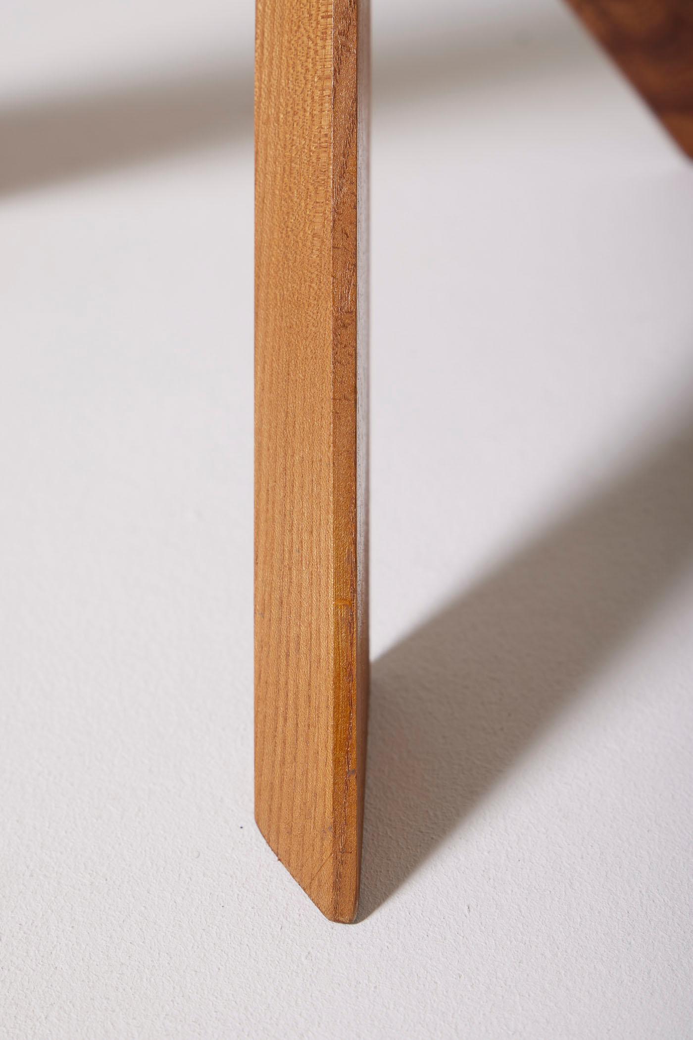 Wooden stool by Pierre Chapo 5