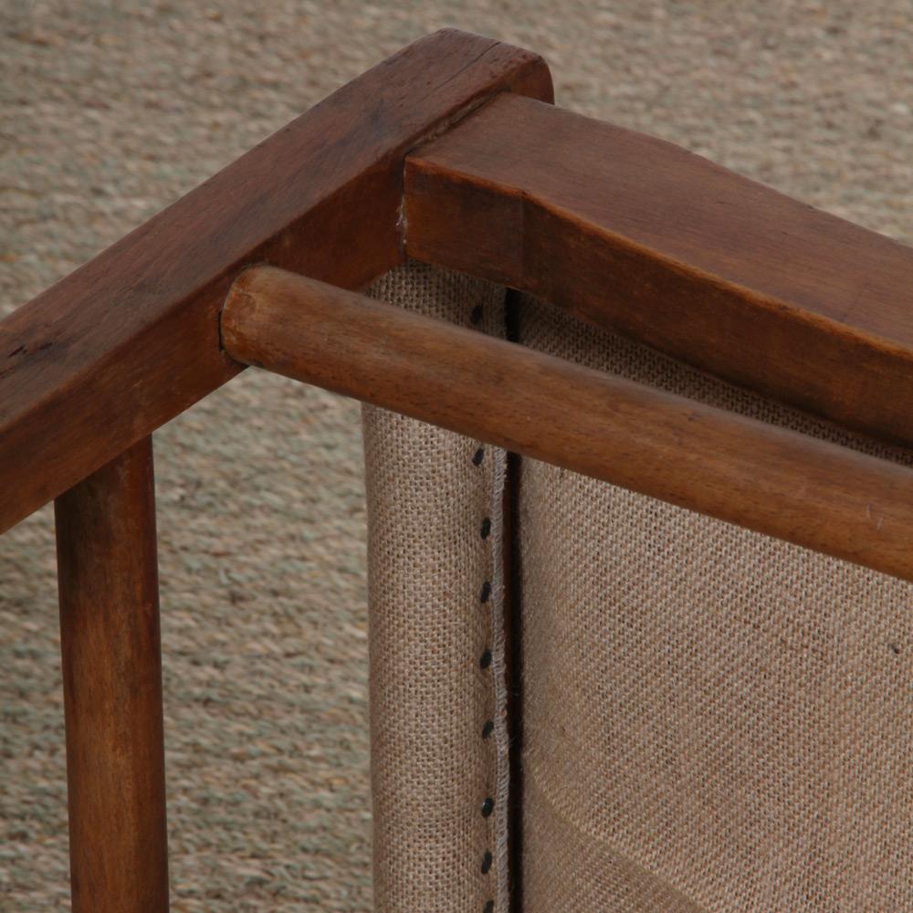 Mid-20th Century Wooden stool from the 1950s For Sale