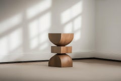 Wooden Stool Socle No112, Minimal Solid Wood Design by Joel Escalona