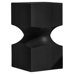 Wooden Stool Socle No60, Modern Solid Wood Furniture by Joel Escalona