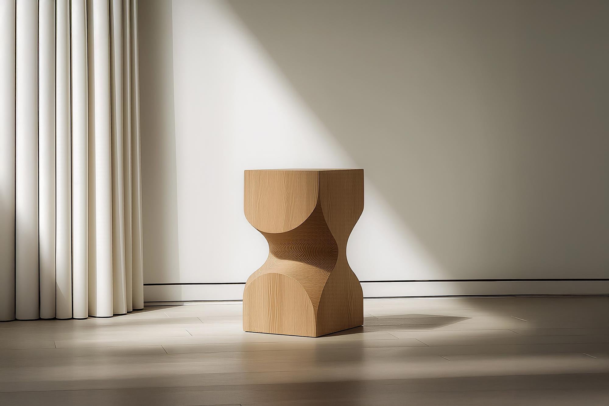 Socle No63 Stool, Solid Wood Contemporary Furniture by NONO

Socle side table, auxiliary table, night stand

Socle is a small solid wood table designed by the NONO design team. Made of solid wood, its elaborated construction serves as a support,