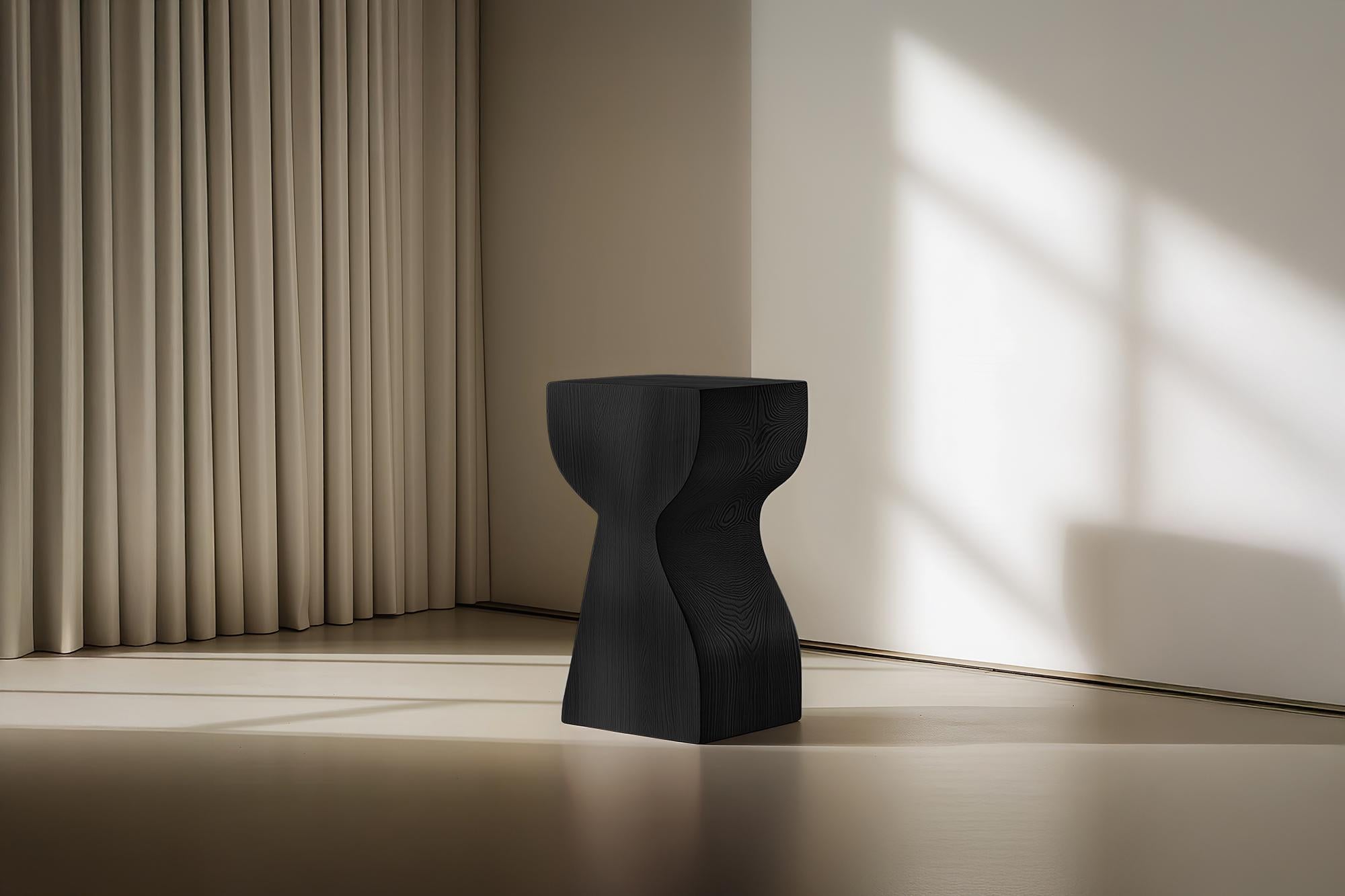 Mexicain Tabouret en bois Socle No72, Mobilier d'intérieur minimal par Joel Escalona en vente