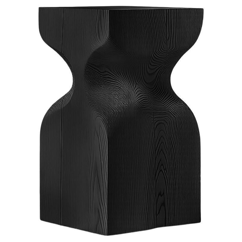 Wooden Stool Socle No84, Minimal Modern Design by Joel Escalona