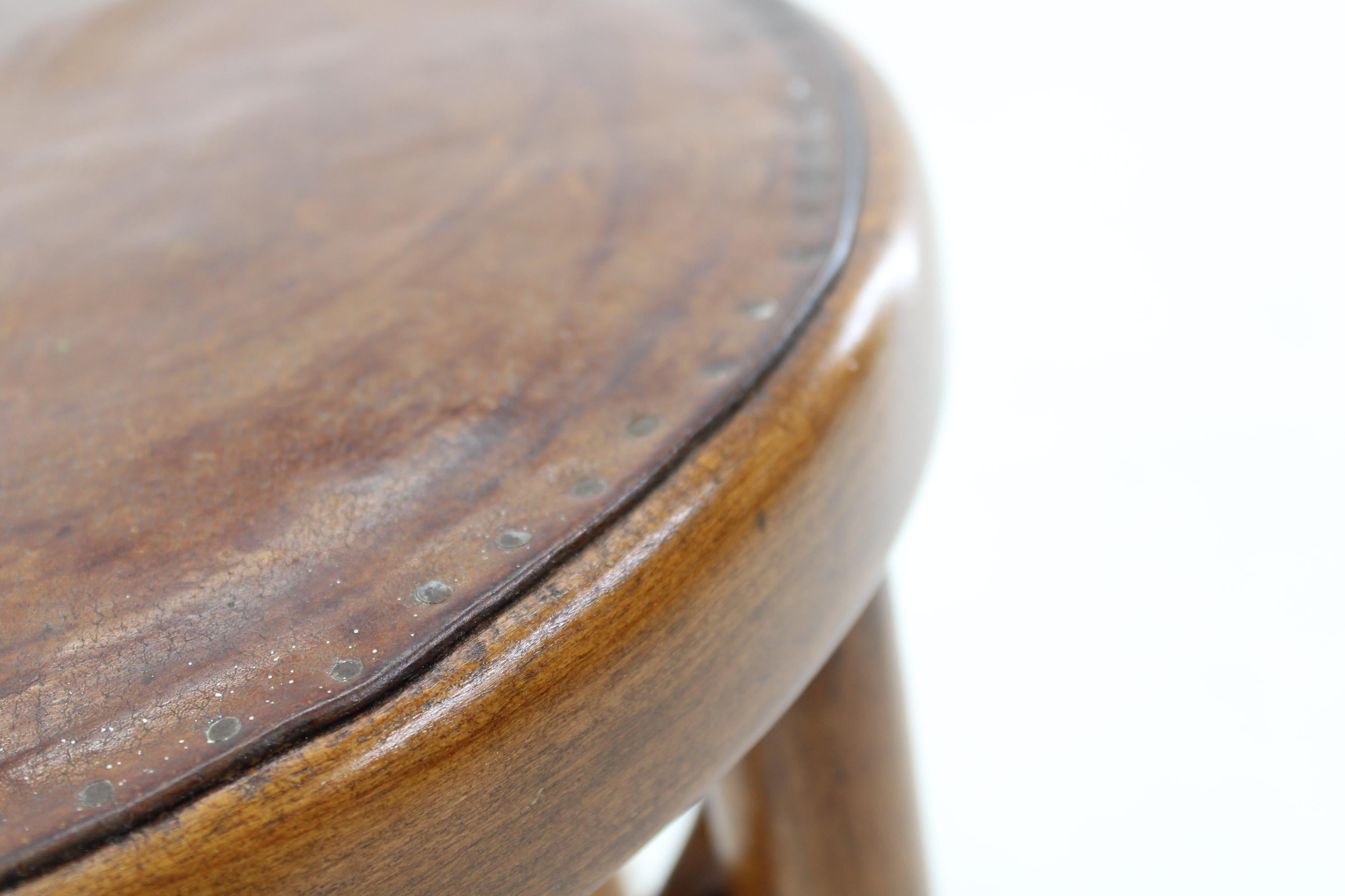 Bauhaus Wooden Stool 