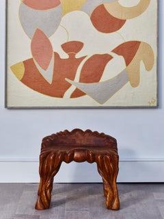 Tabourets en bois de Nicolet