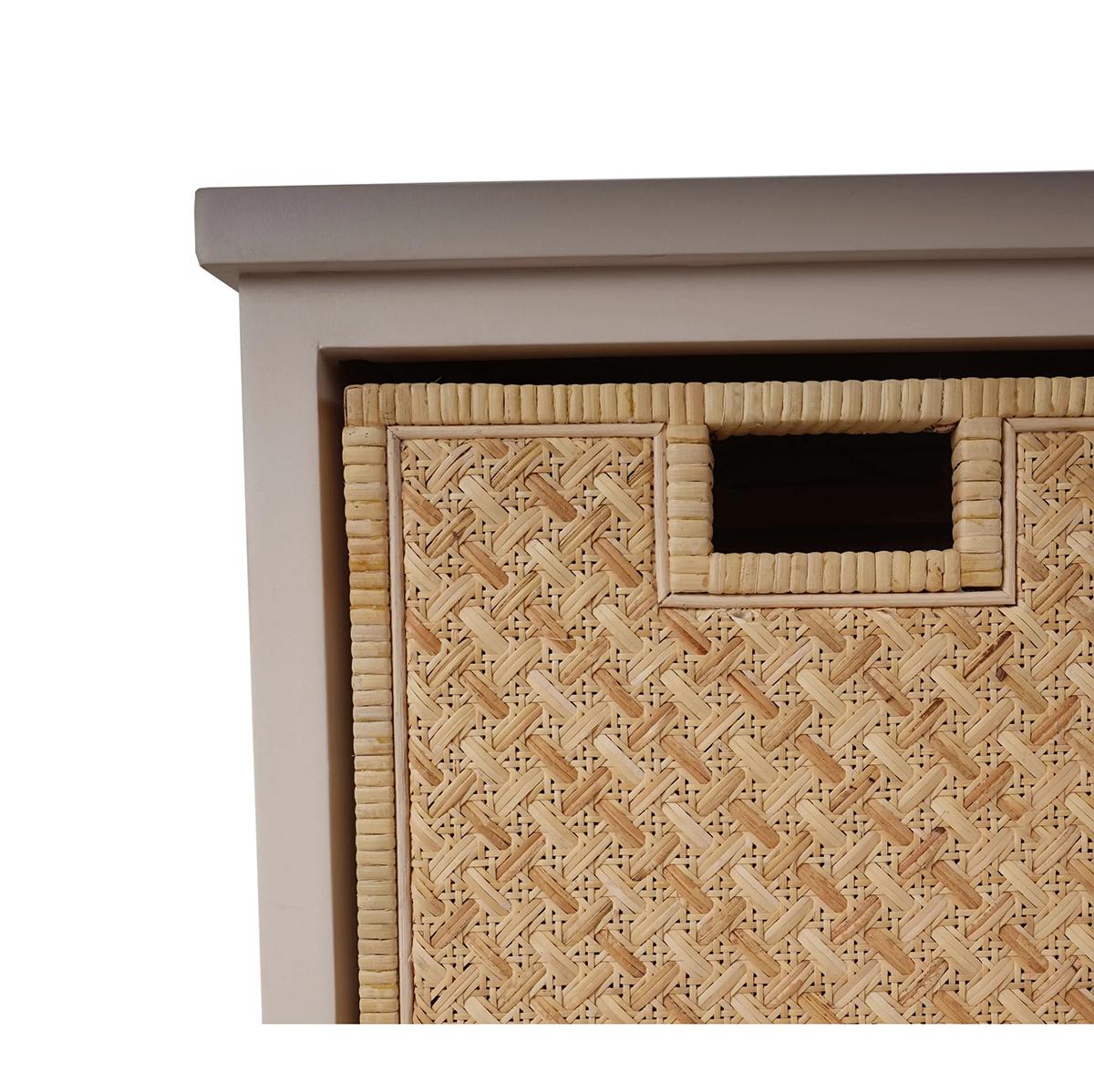Contemporary Wooden Storage Cubby with Baskets For Sale