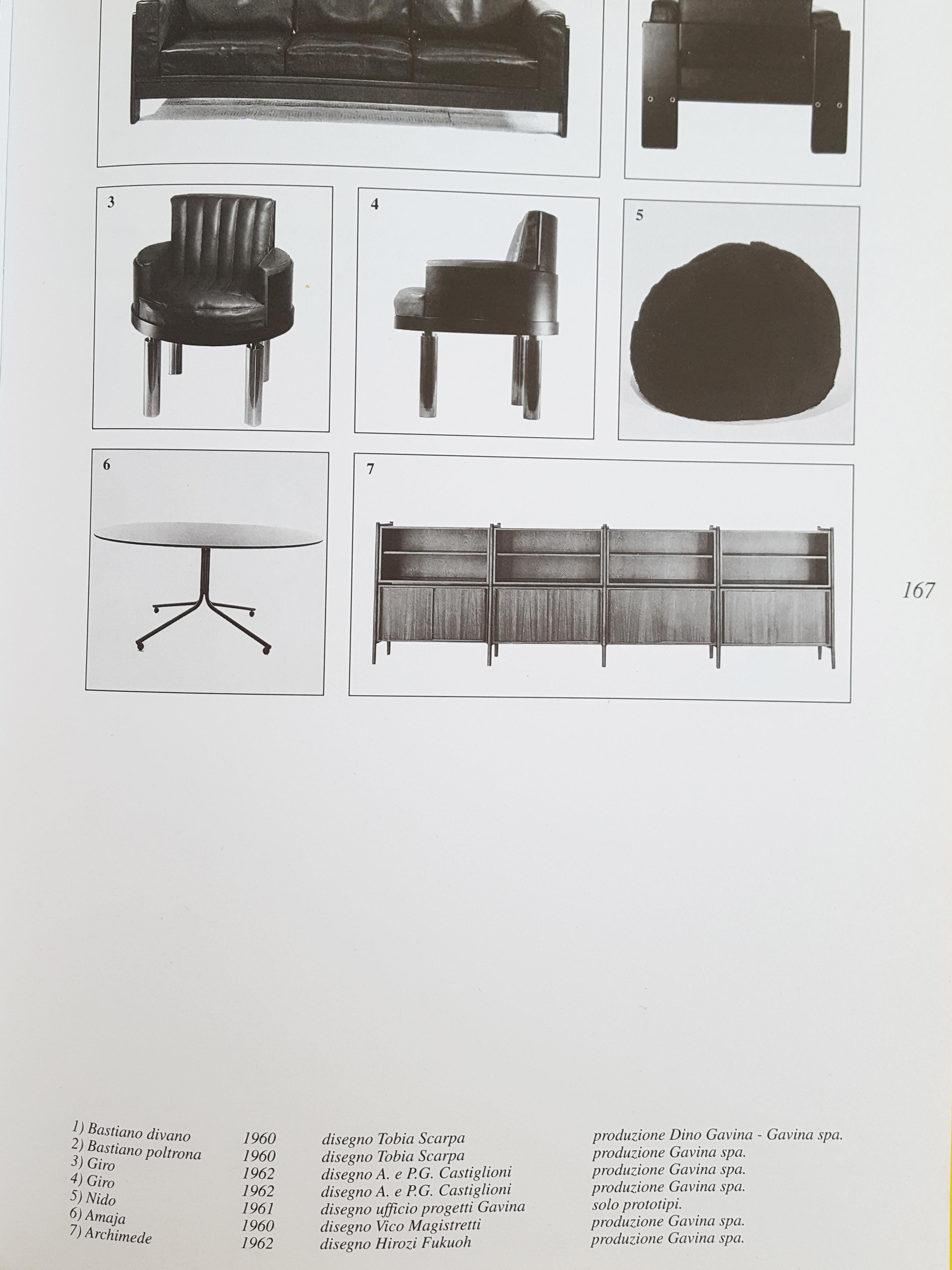 Holzregal „Archimede“ aus Holz von Hirozi Fukuoh für Gavina, 1962 im Angebot 13