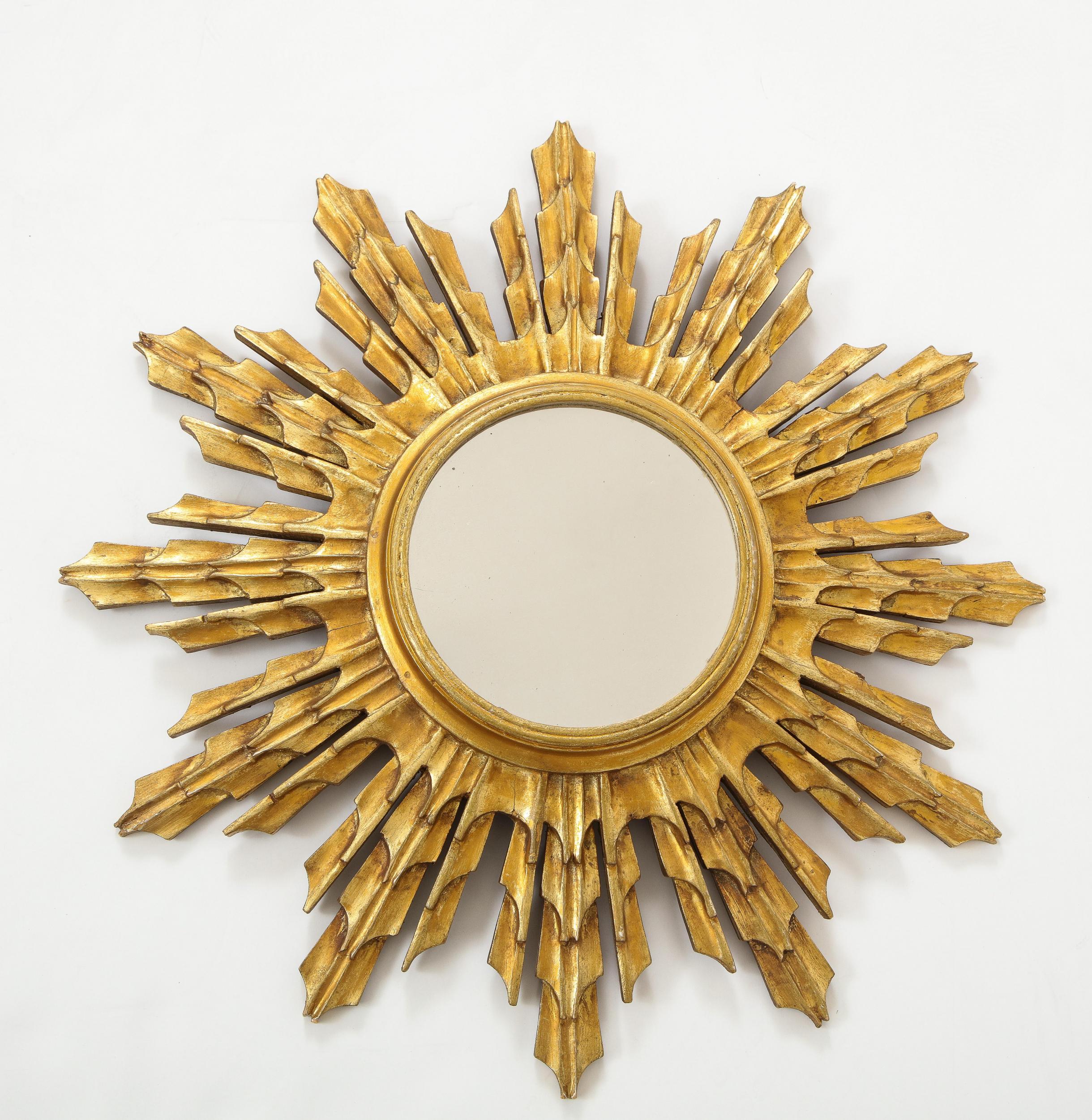 Wooden Sunburst Mirror 3