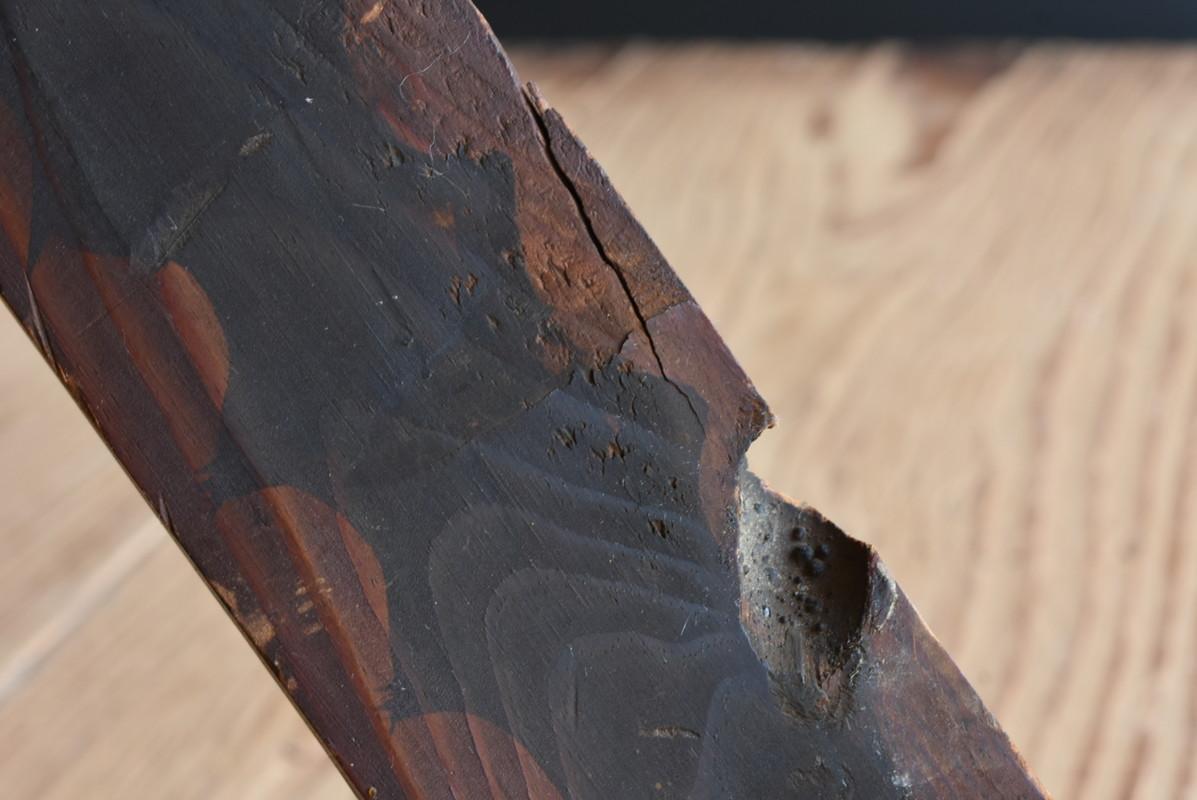 Holz Schwert eines alten japanischen Buddha aus Holz / 1800-1900 / Wandmontiertes Objekt (19. Jahrhundert) im Angebot