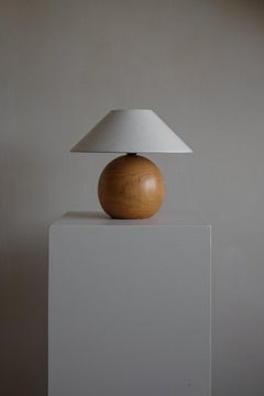 Wooden table lamp