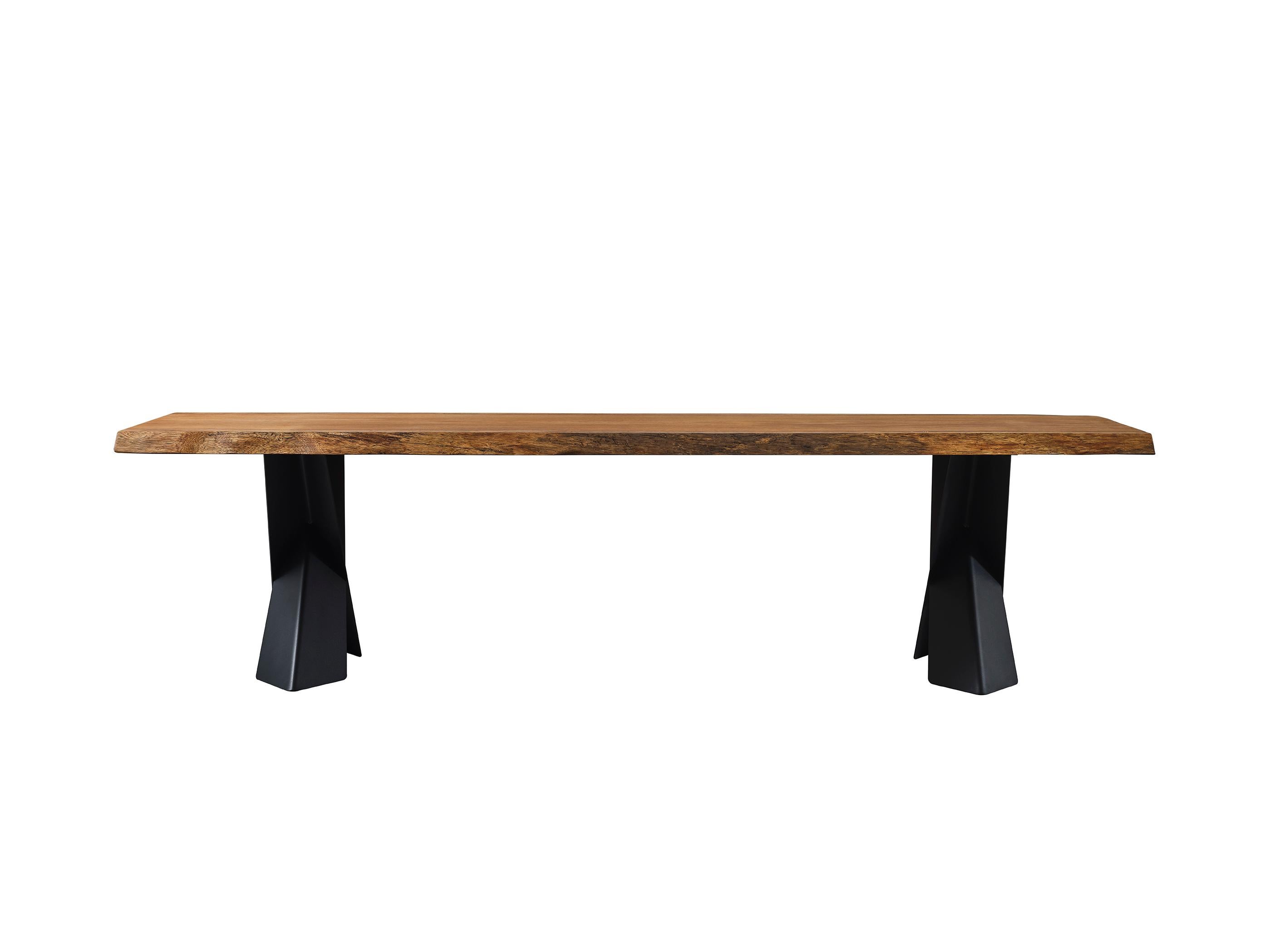 Epoxy Resin Wooden Table - Live Edge Dine Table - Custom Dining Table - Kitchen Table For Sale