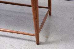 Wooden table with slate top, attributed to Jacob Müller, 1950s, Switzerland