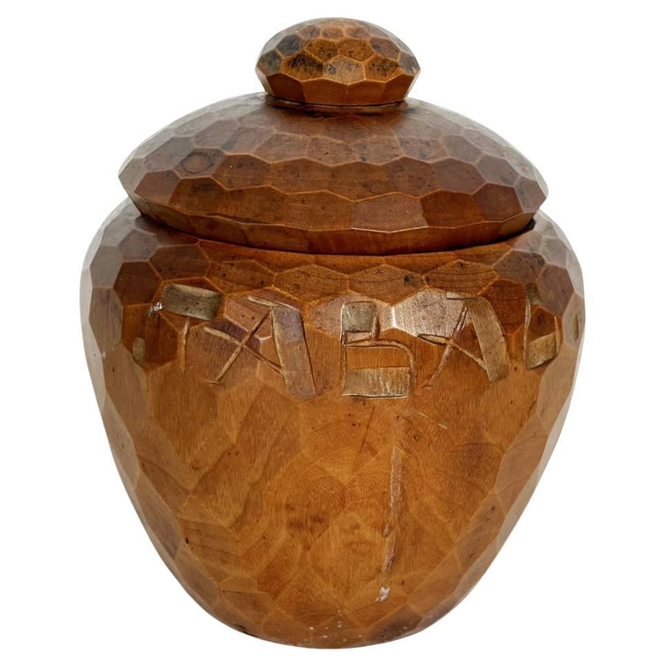 Wooden tea box, France, 1970 For Sale