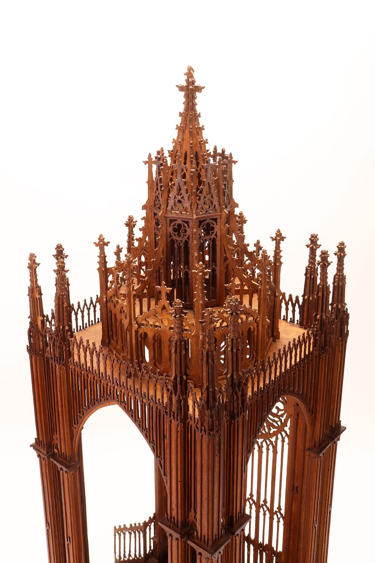 Wooden throne for Eucharistic exposition, Italy 1870.  5