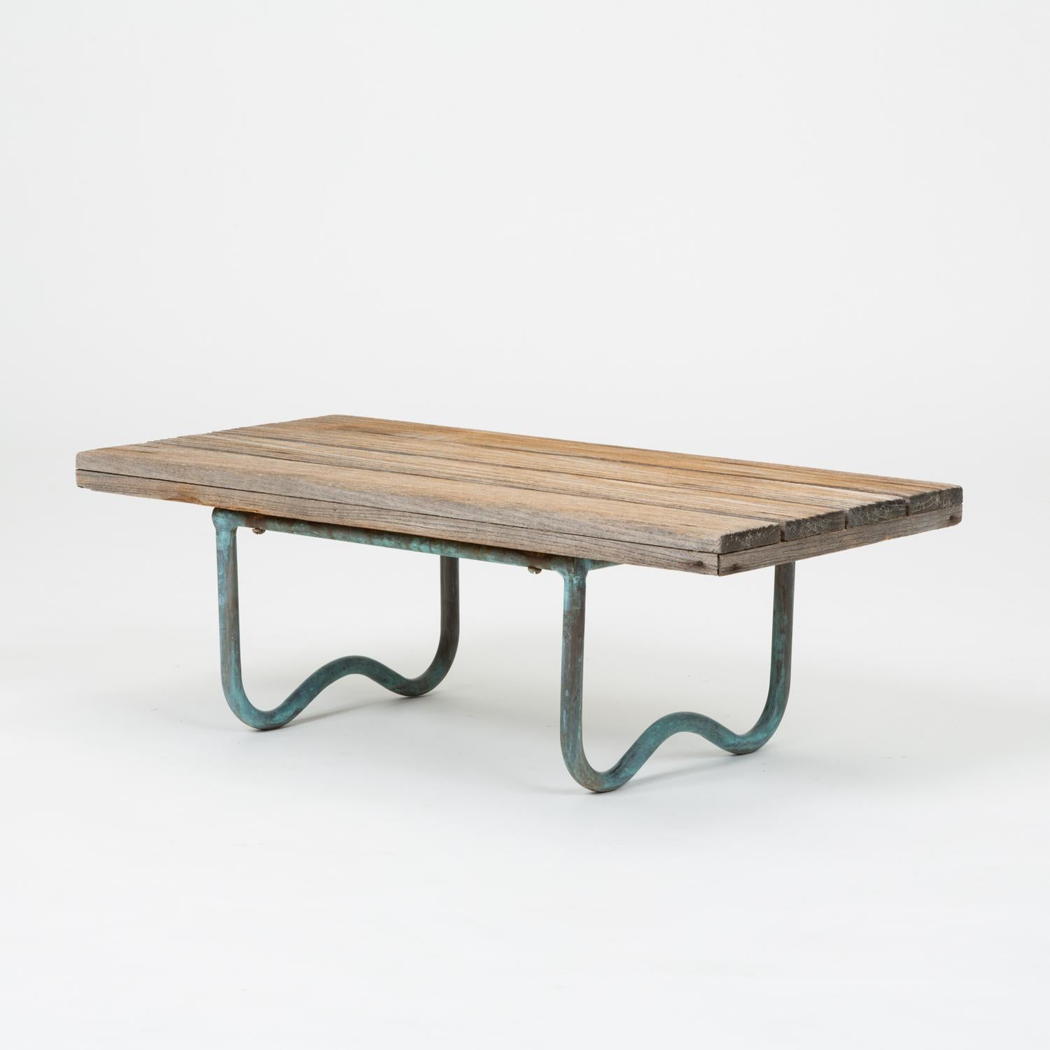 Wooden Top Side Tables by Walter Lamb for Brown Jordan 8
