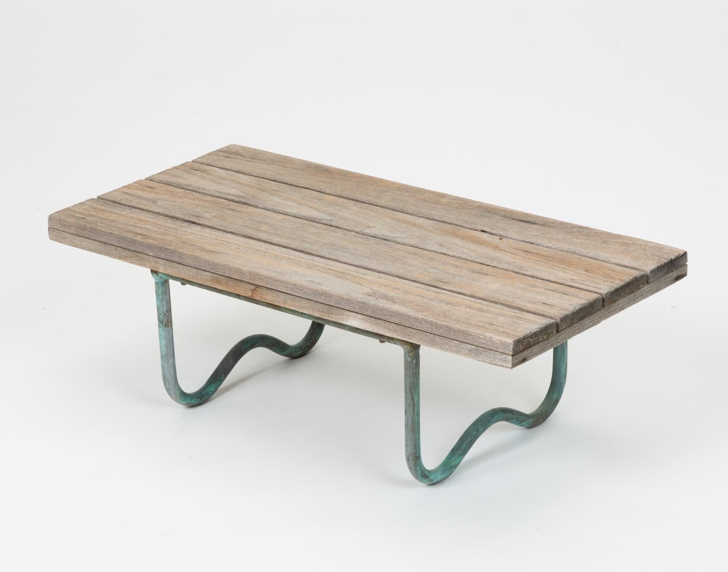 Wooden Top Side Tables by Walter Lamb for Brown Jordan 1