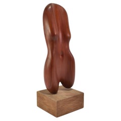 Wooden Torso Sculpture