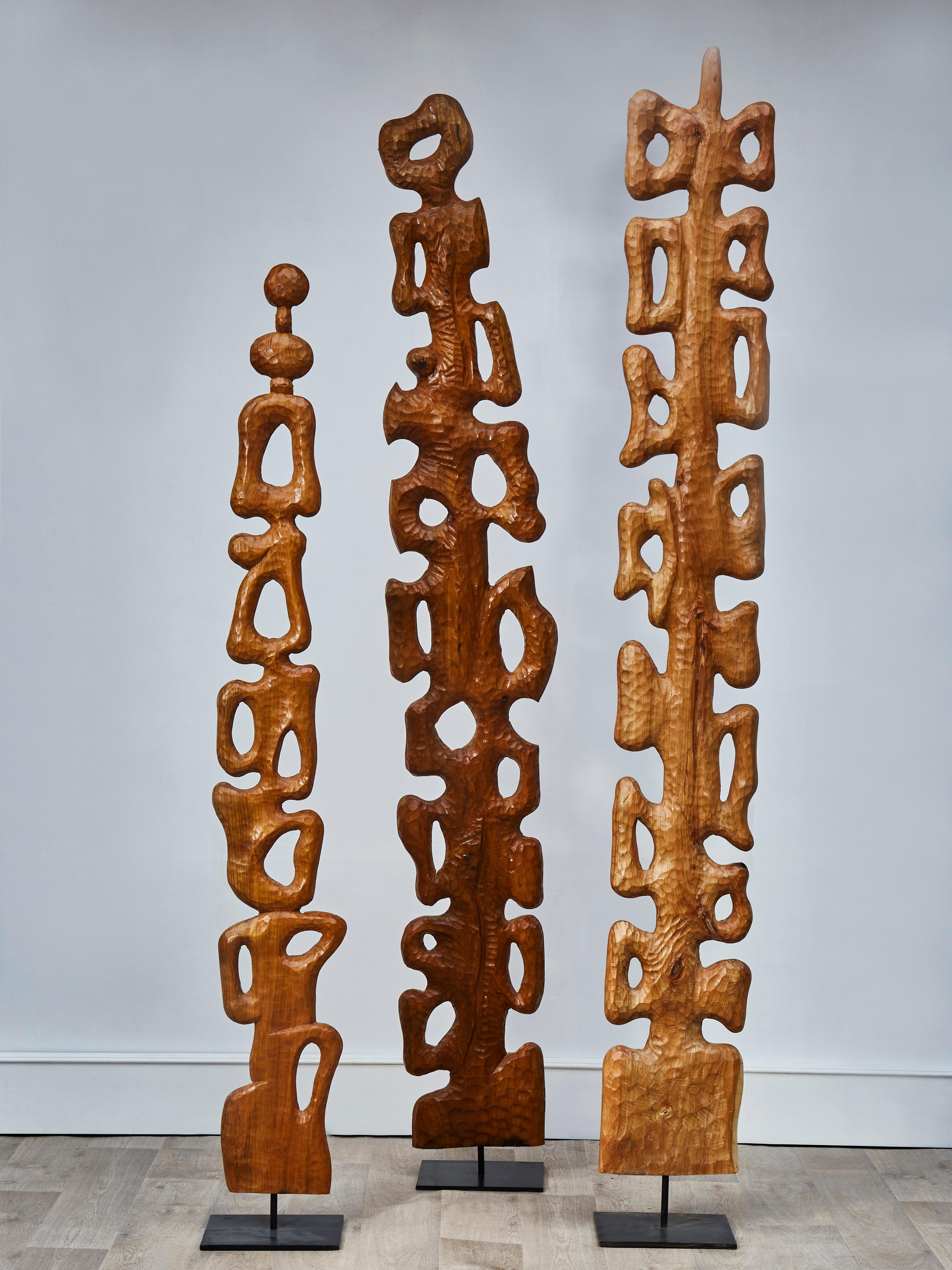 Wooden Totems In Good Condition In Saint-Ouen (PARIS), FR