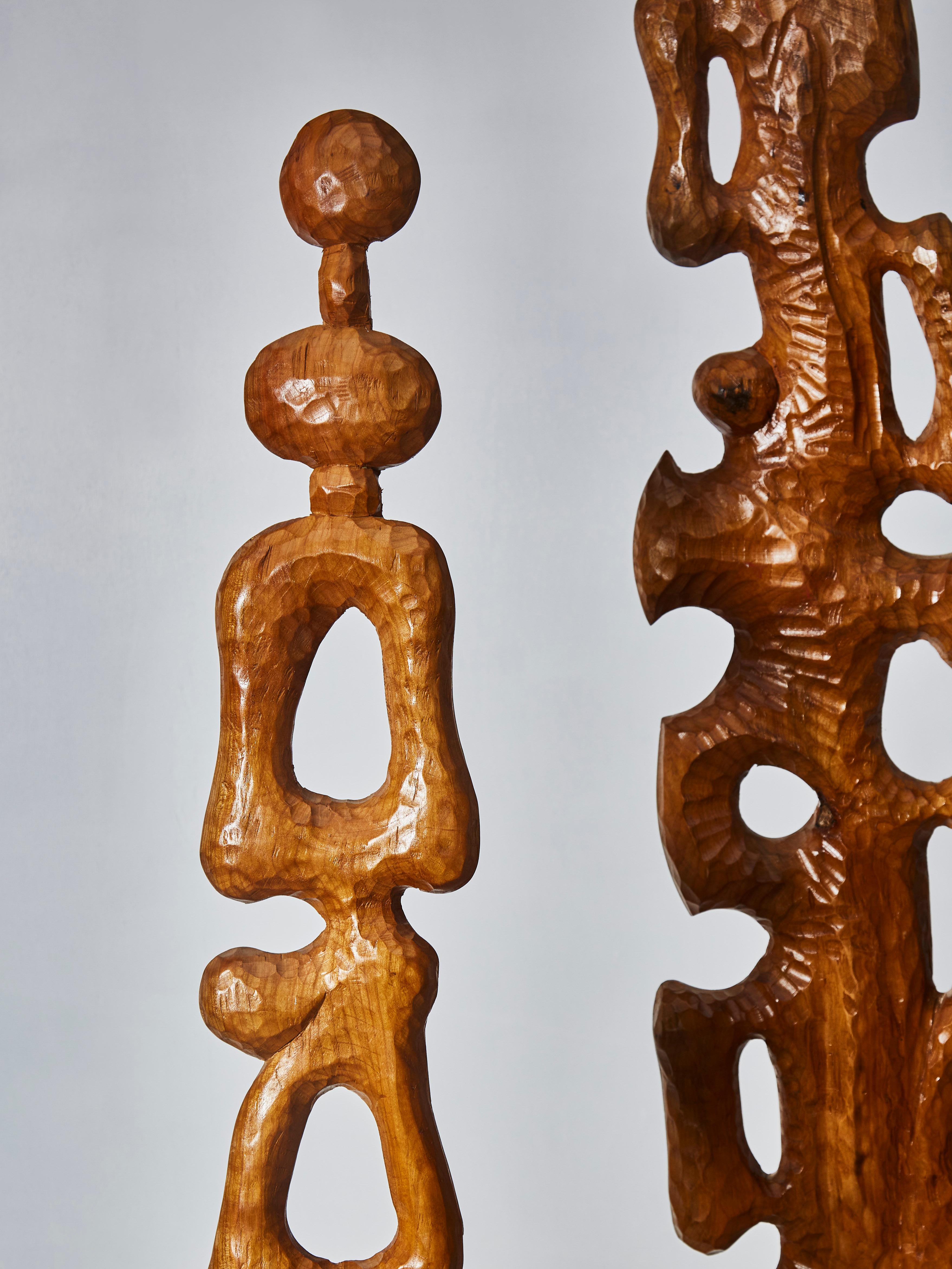 Contemporary Wooden Totems