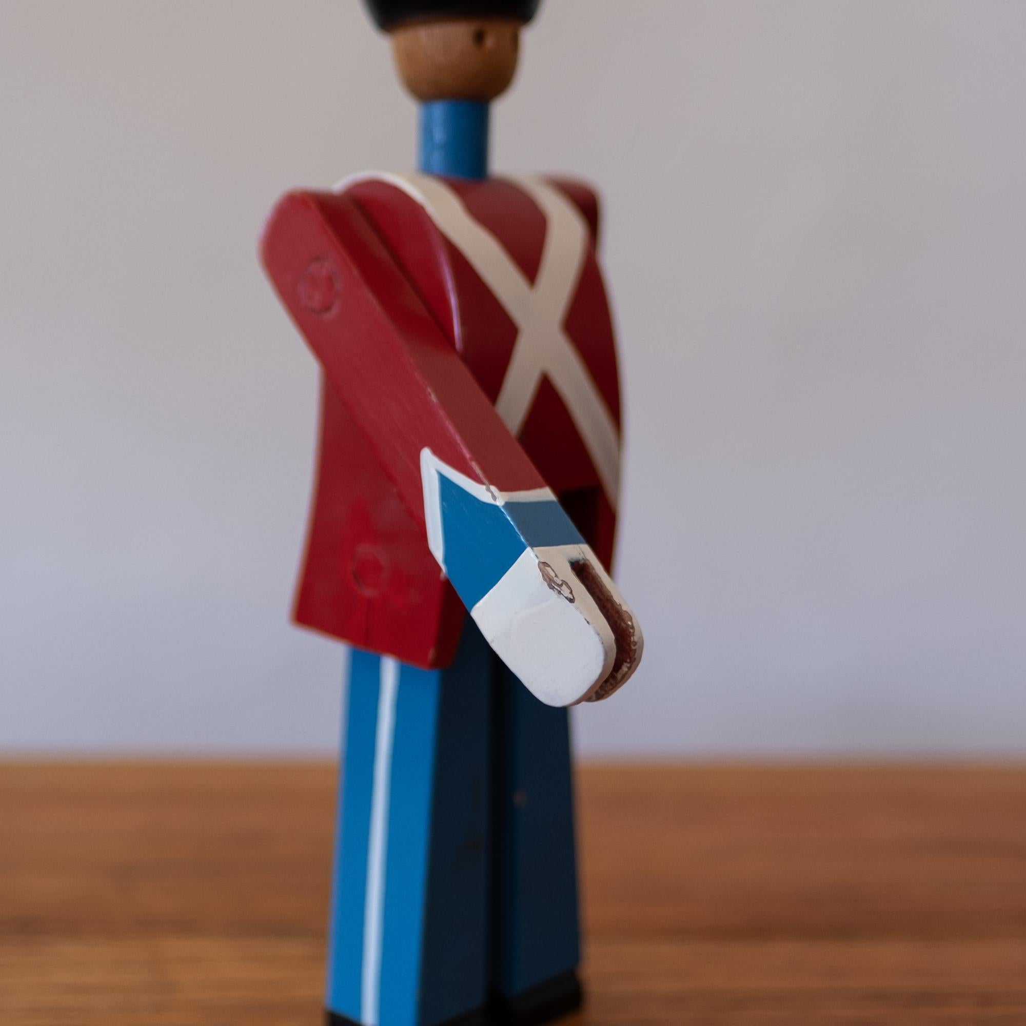 Wooden Toy Soldier by Kay Bojesen In Good Condition In San Diego, CA